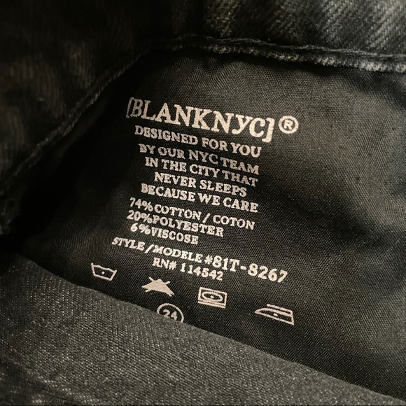 ~SALE~ Blank NYC Fishnet High Rise Denim Shorts - Picture 6 of 6